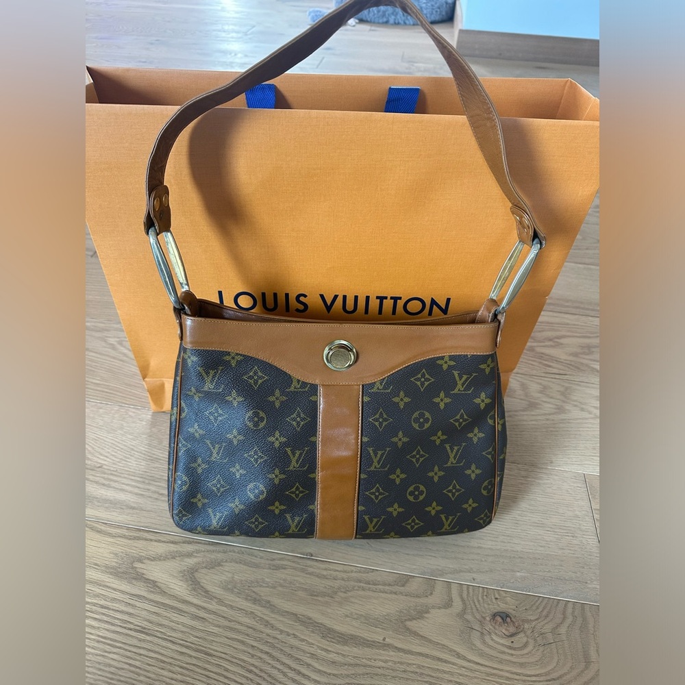 Rare Louis Vuitton French Company Saks Fifth Ave Mono Shoulder Bag Purse Vintage